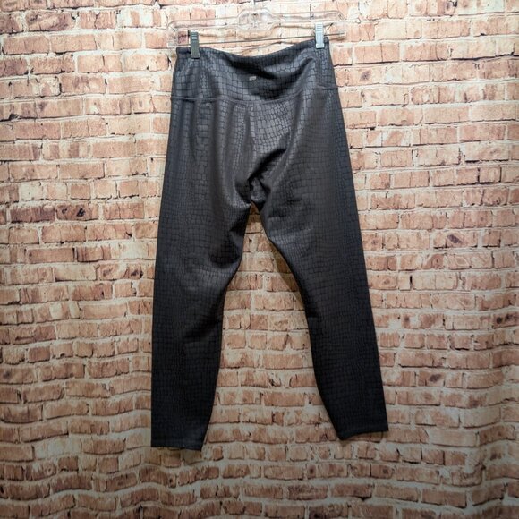 Gray Marika Textured Leggings Size Med - Picture 5 of 11